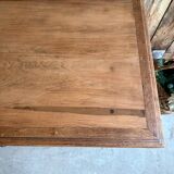 Antique table with turned legs (renovated)