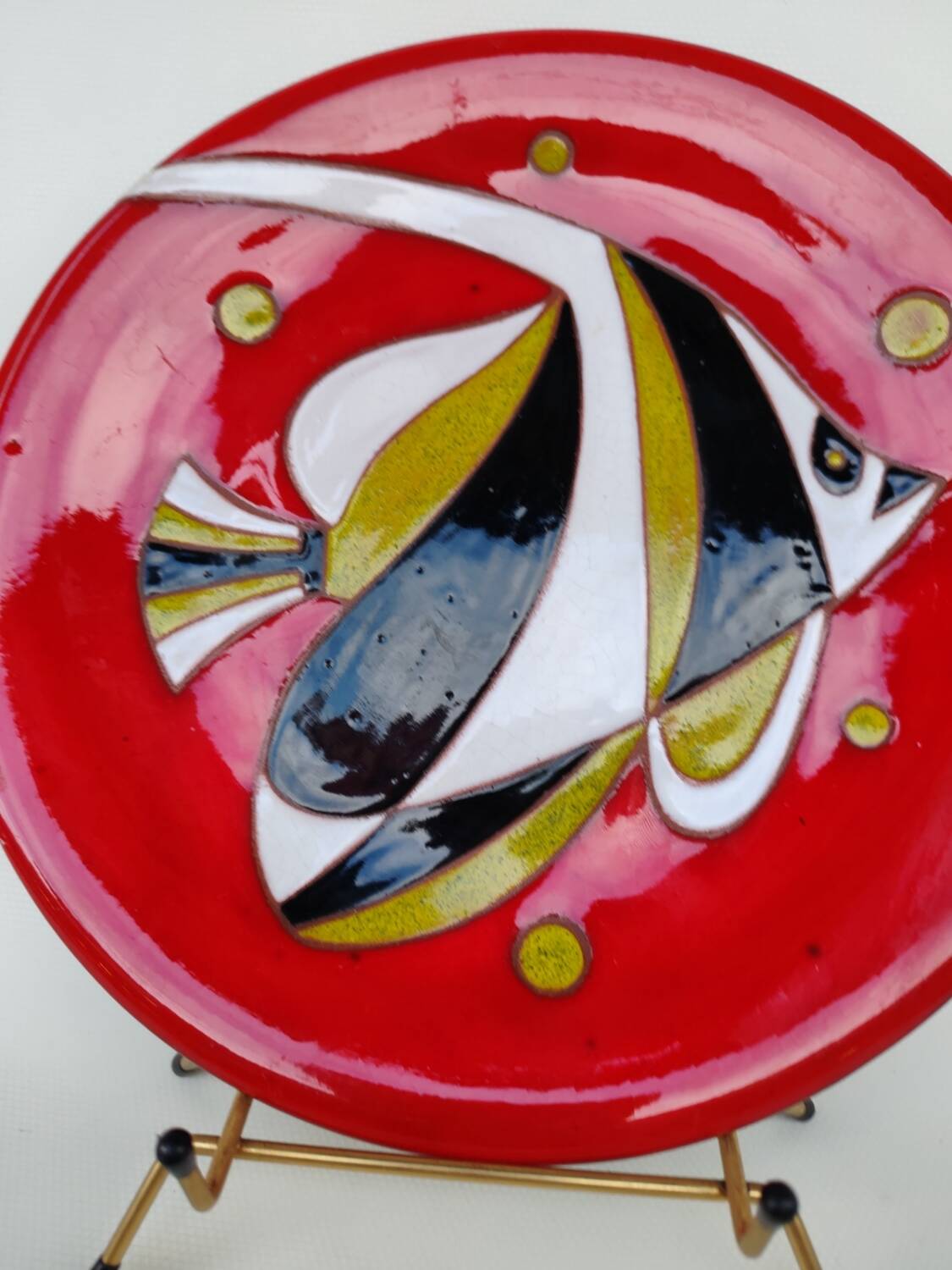 Plate by Jean Picart Le Doux, mid-20th century.