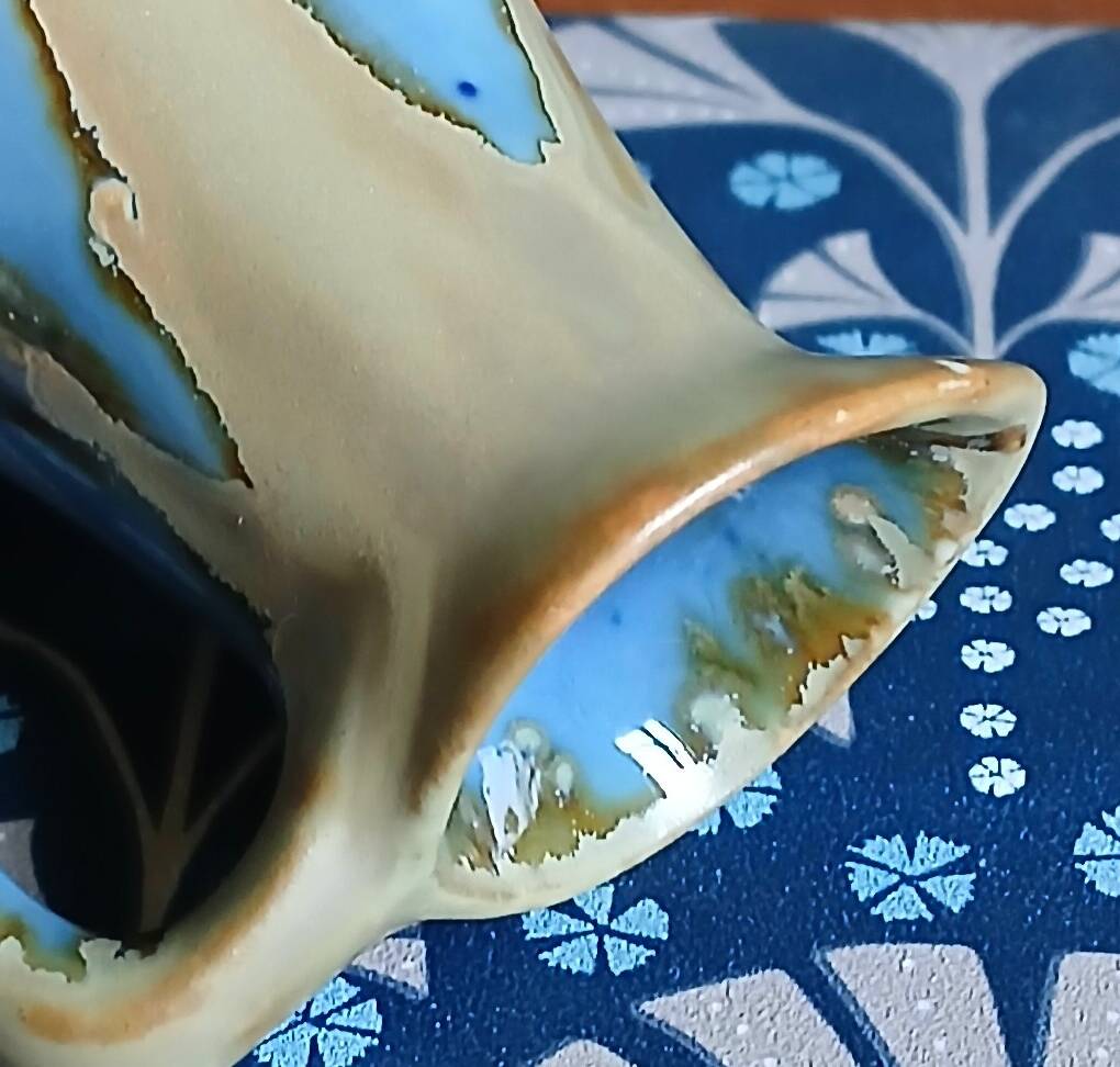 Miniature jug in glazed ceramic, France circa 1940