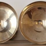 Set of 4 vintage silver dessert bowls – Made in Spain – 1960s