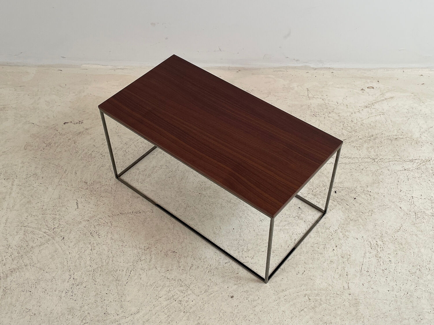 Contemporary teak side table or end table