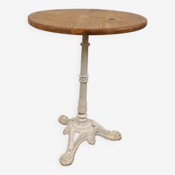 Old Parisian bistro pedestal table