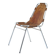 Chaise en cuir Les Arcs de Charlotte Perriand