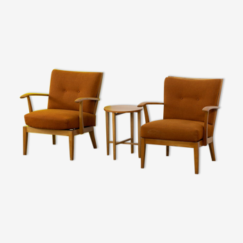 Pair of scandinavian armchairs 66 cm