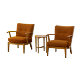 Paire de fauteuils scandinave 66 cm