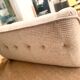 Sofa 70s Beige velvet