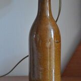 Stoneware bottle lamp