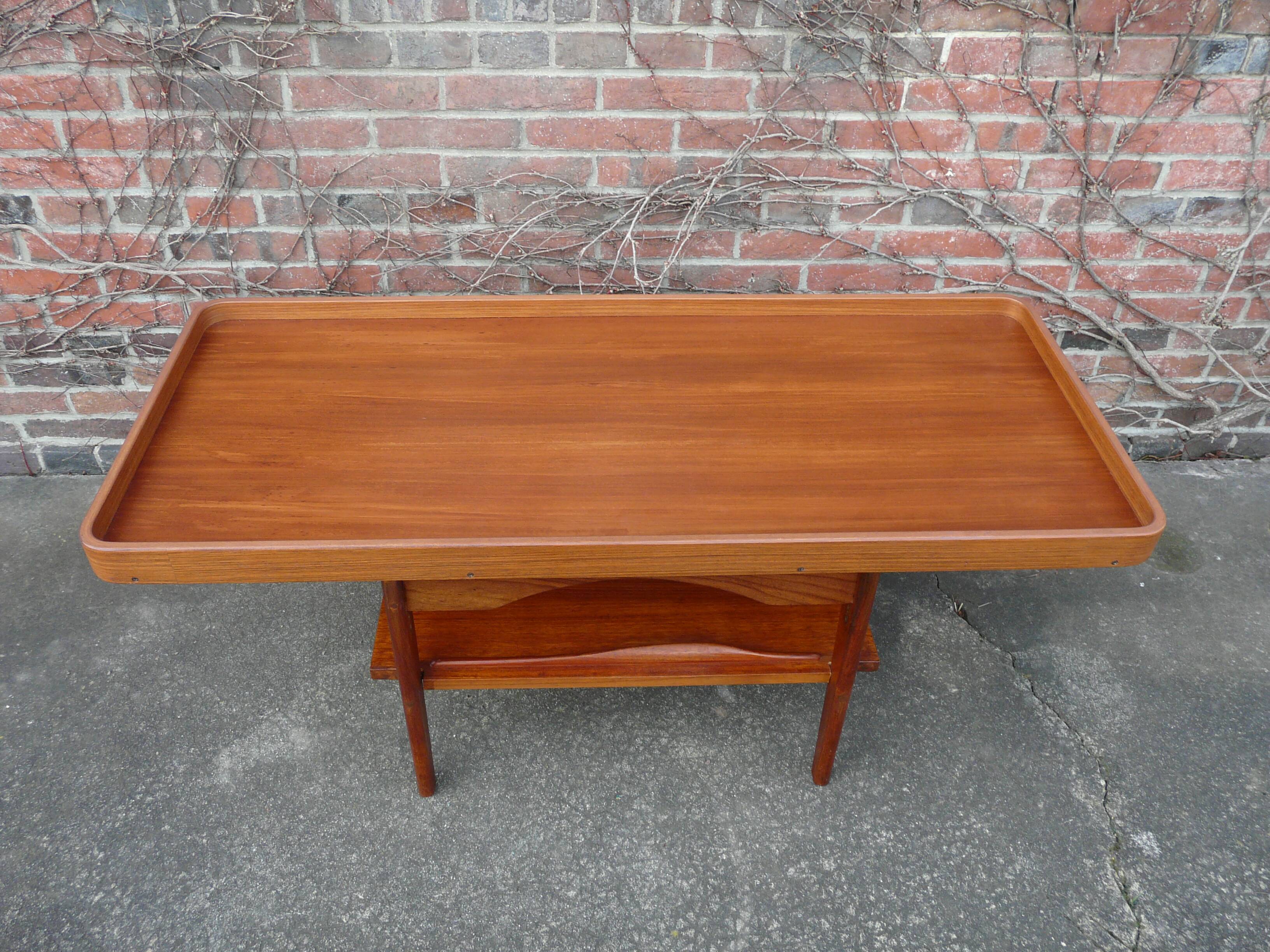 Scandinavian teak coffee table