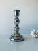 Eglomise glass candle holder
