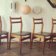 Lot de 4 chaises design scandinave