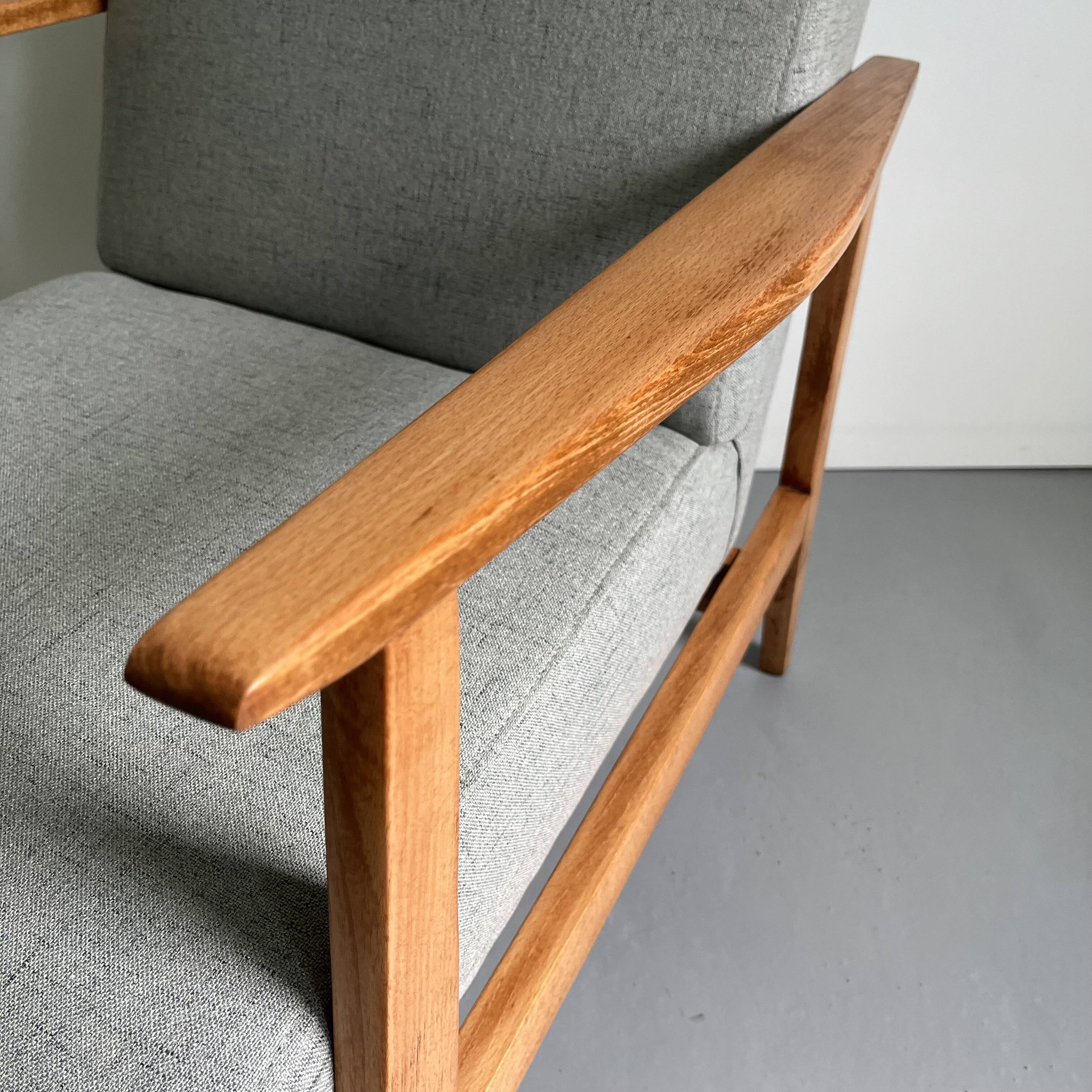 Vintage Grey Green Club Armchair