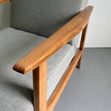 Vintage Grey Green Club Armchair