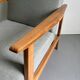 Vintage Grey Green Club Armchair