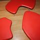 Set of 3 tables low Shu by Roderick Vos for Linteloo
