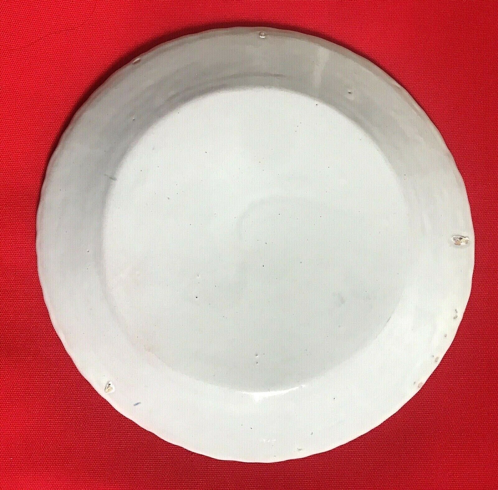 Plate fin xviii ste foy la grande manufacture brian décor à l'œillet