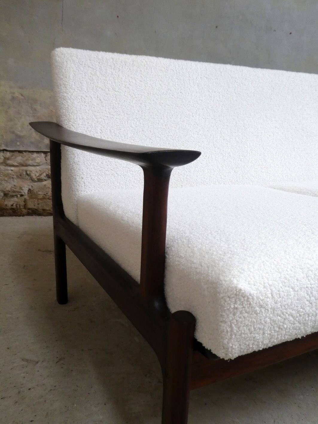 Rosewood sofa by edvard valentinsen for fraska, denmark, 1960