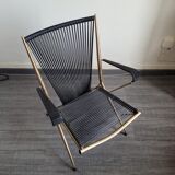 Folding armchair scoubidou