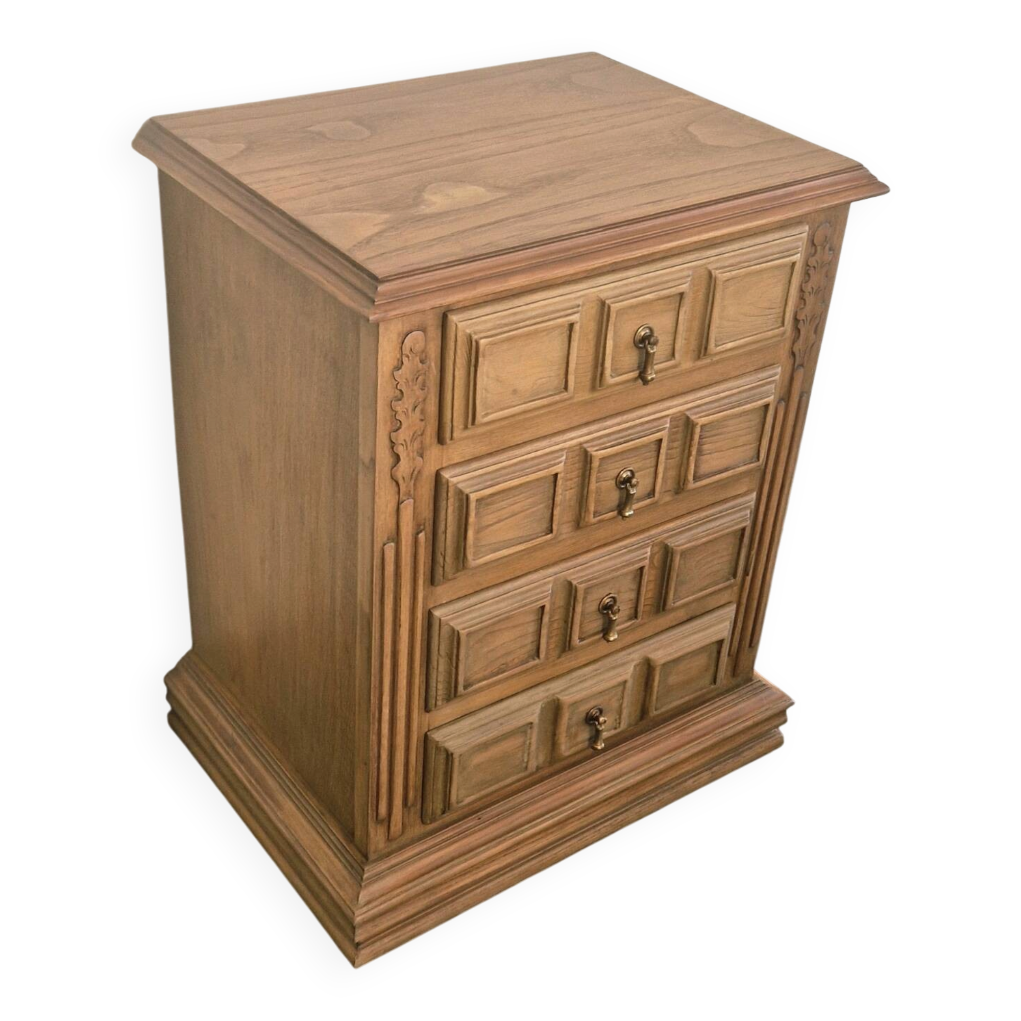 Commode en chêne et pin, années 50