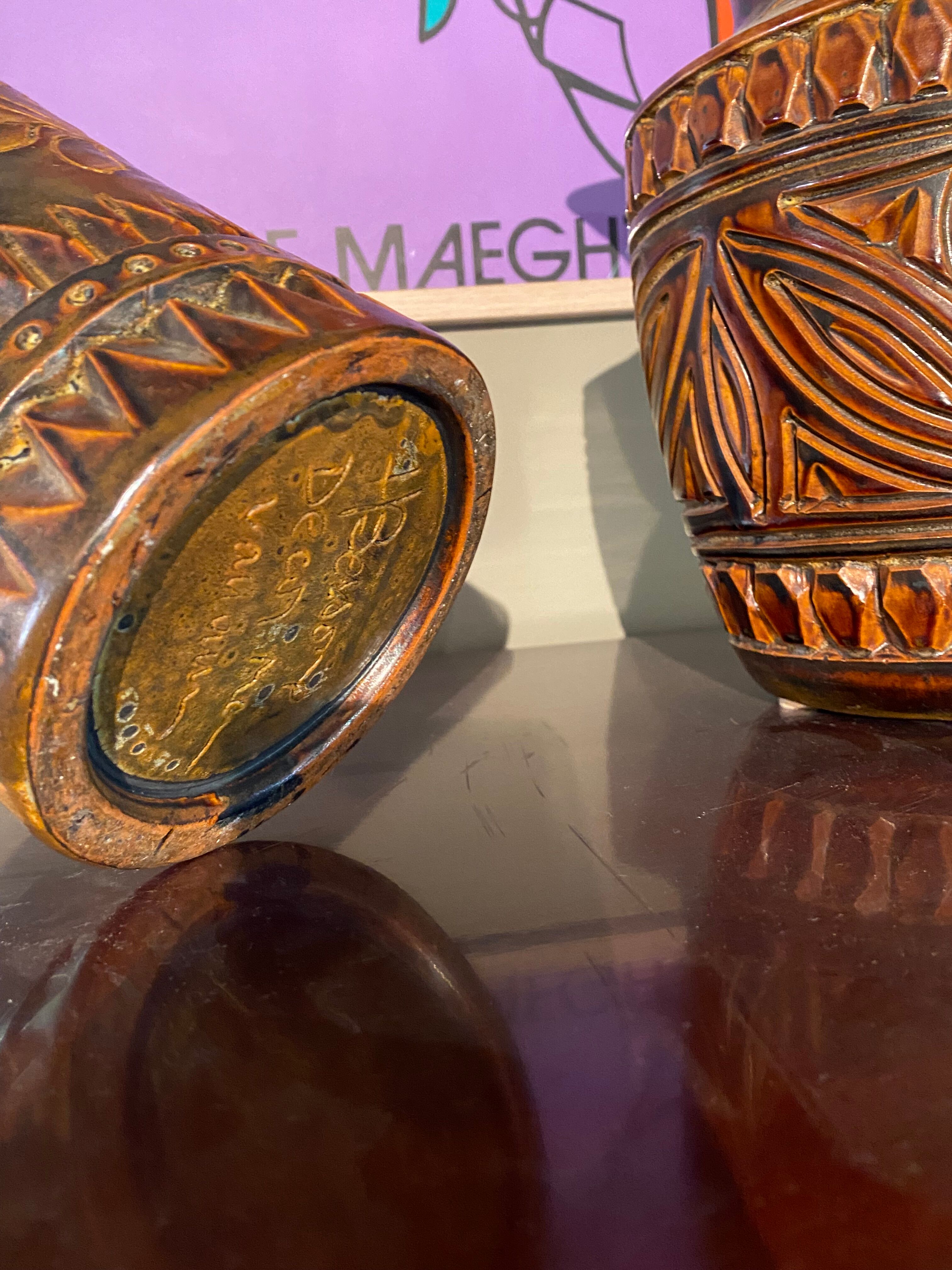 Vase roll Marius Huguette Bessonne