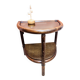 Side table / end table in rattan and cane.