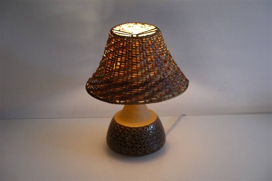 Danish ceramic lamp from Soholm