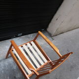 Scandinavian wooden armchair from the 1960s