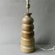 Large stoneware lamp base, signed Jean-Luc Noël, 1980s-90s