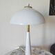 1980s vintage mushroom lamp in brass