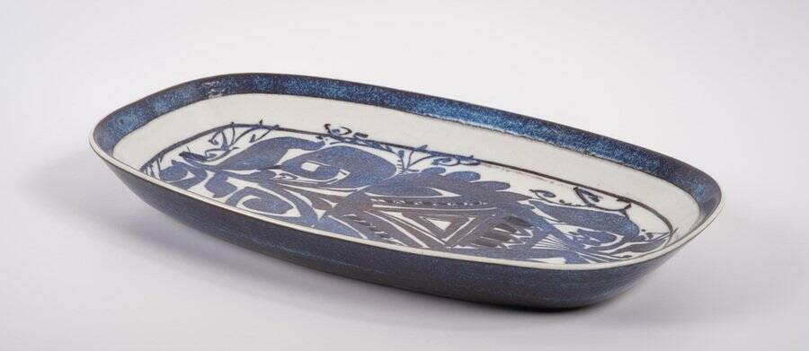 Tenera Faience Bowl by Kari Christensen for Royal Copenhagen, 1960s