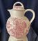 Theiere ou cruche en faïence crown devon a decor floral rose feminin