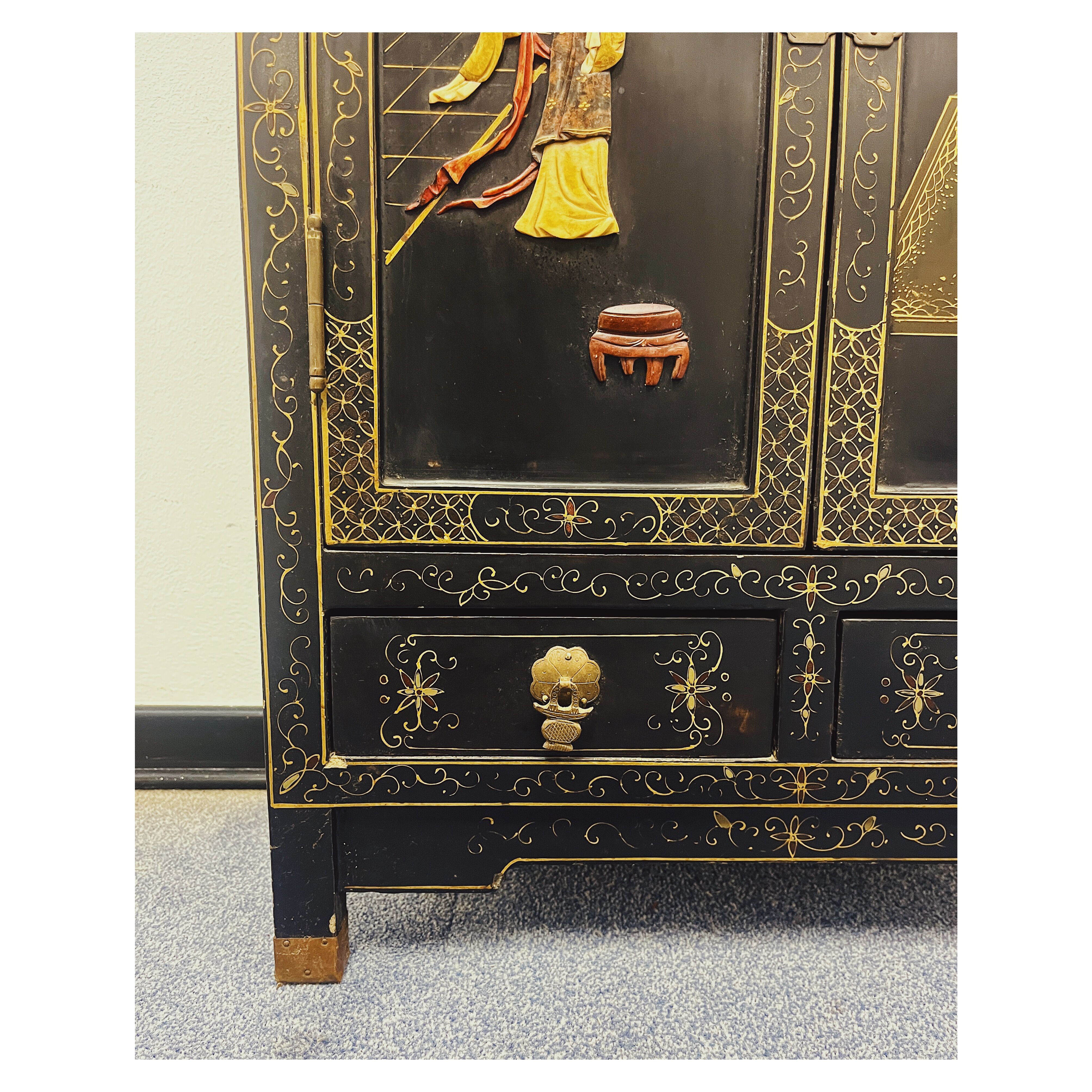 Chinese Wall Cabinet Small