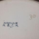 6 plates "land of iron" HBCM model Guadeloupe