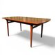 Table extensible scandinave en teck, 1960