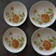 4 vintage plates MOULIN DES LOUPS