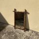 Antique wooden mirror bamboo style