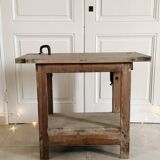 Children's wooden workbench