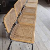 Set of 6 B32 chairs Marcel Breuer Italy design -1970s