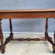 Louis XIII walnut desk • Small centre table in Renaissance style