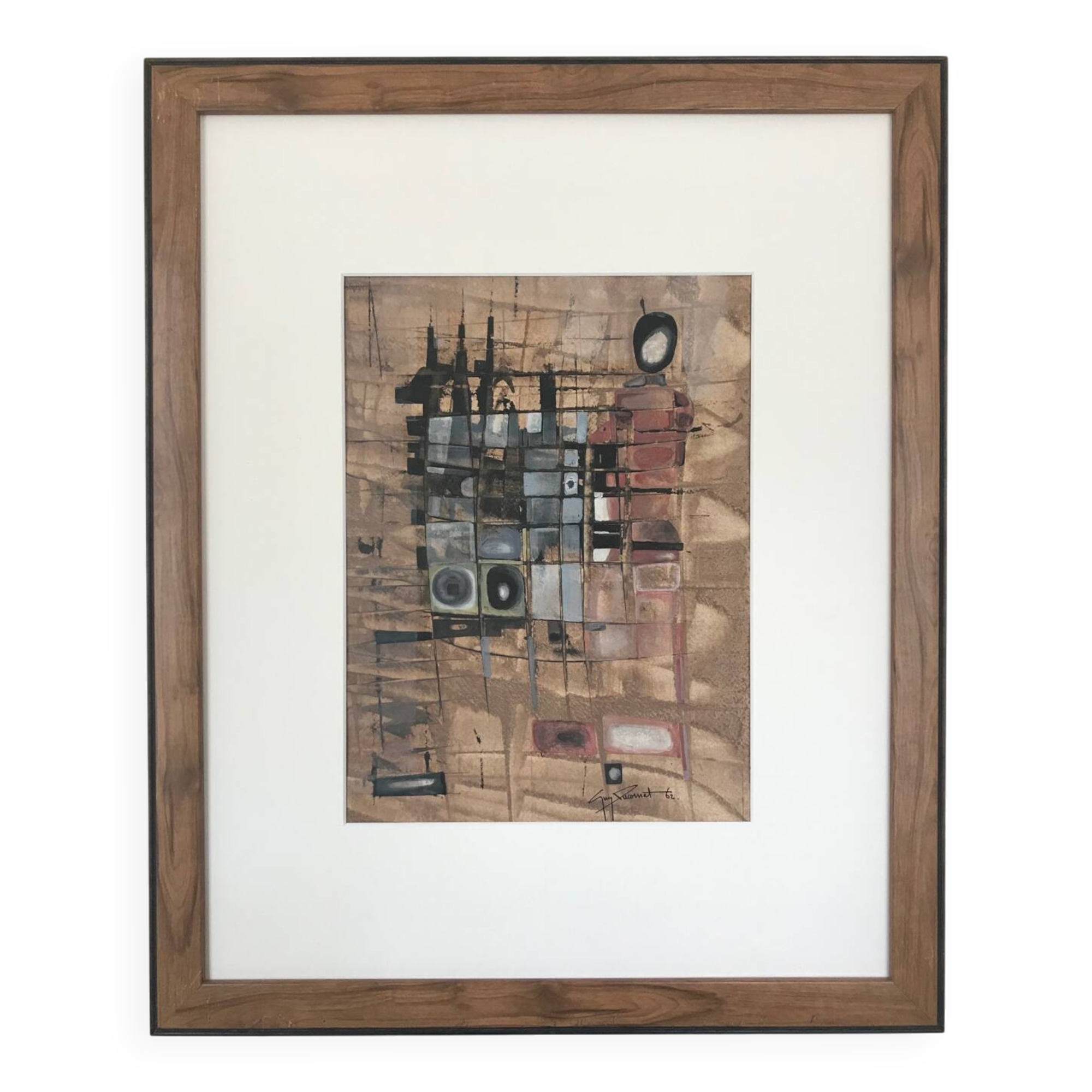 Drawing, 1962, by guy ducornet (1937-2025)