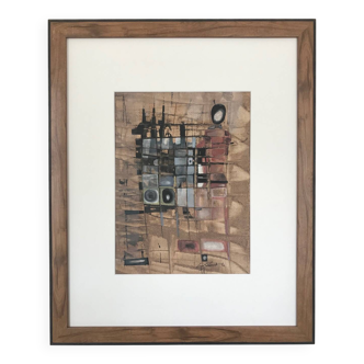 Drawing, 1962, by guy ducornet (1937-2025)