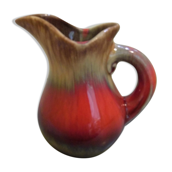 Pot à lait petit pichet en céramique de Vallauris années 60 Vintage