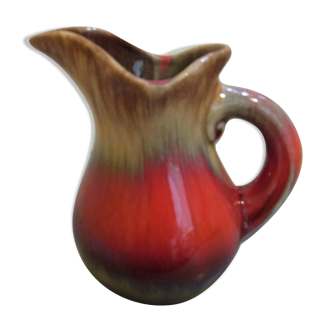Milk pot small ceramic pitcher from Vallauris 60s Vintage