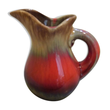 Milk pot small ceramic pitcher from Vallauris 60s Vintage