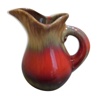 Milk pot, small ceramic pitcher from Vallauris, 60s Vintage