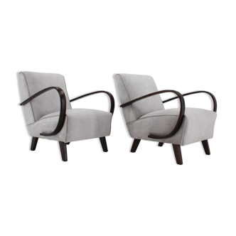 Armchairs by Jindrich Halabala, Czechoslovakia 1950s