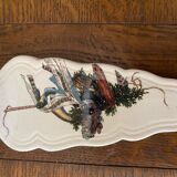 Faience pie or cake shovel from Sarreguemines Obernai Alsatian décor