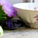 Flat porcelain bowl B & C Limoges L. Bernardaud & Cie France