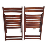 Pair of vintage folding chair otk number 26