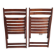 Paire de chaise vintage pliante otk numéro 26