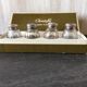 Series of 4 old saltshakers christofle silver - vintage glass